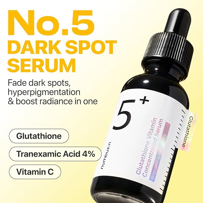 numbuzin No.5 Serum 30ml | Tranexamic Acid 4%, Niacinamide 5%, Glutathione, Vitamin C