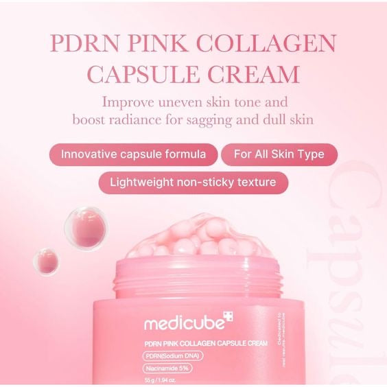 Medicube - PDRN PINK COLLAGEN CAPSULE CREAM 55g