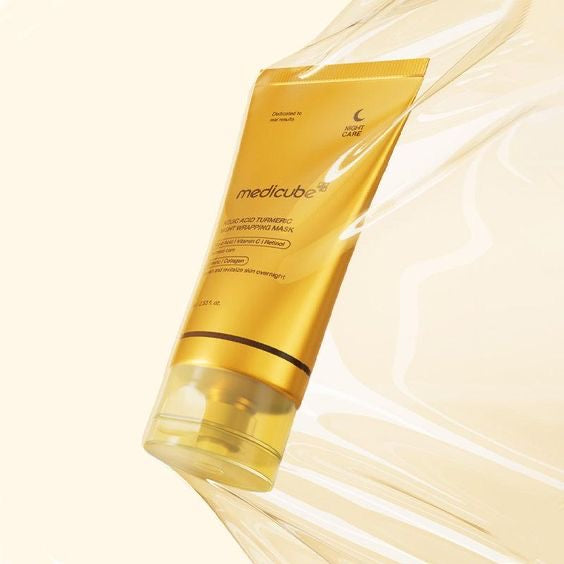 MEDICUBE - KOJIC ACID TURMERIC NIGHT WRAPPING MASK 75ML