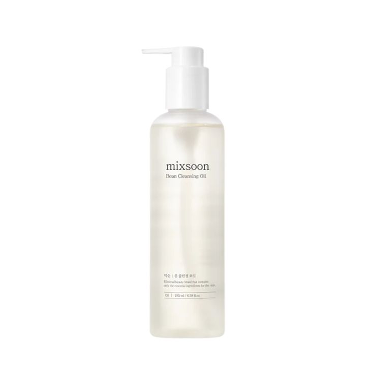 mixsoon Bean Cleansing Oil- Lightweight Oil Deep Cleansing and Makeup Blackhead Remover, Fermented Bean, Hydrating and Balancing for Smooth Skin 195ml