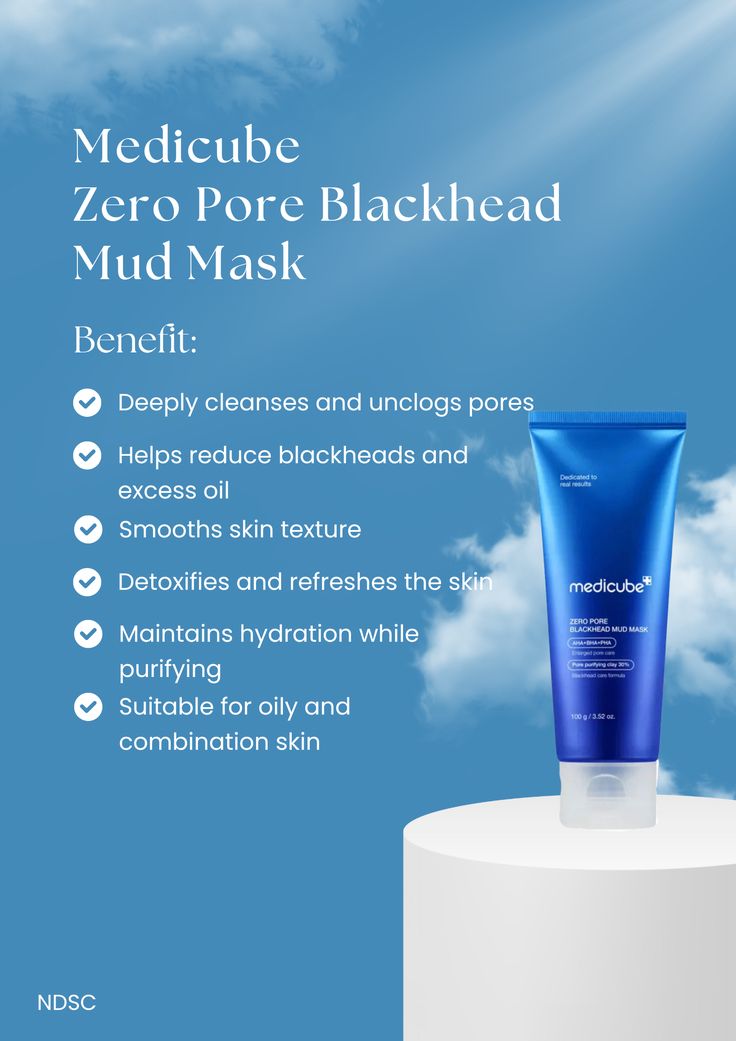 Medicube Zero Pore Blackhead Mud Mask (100g)