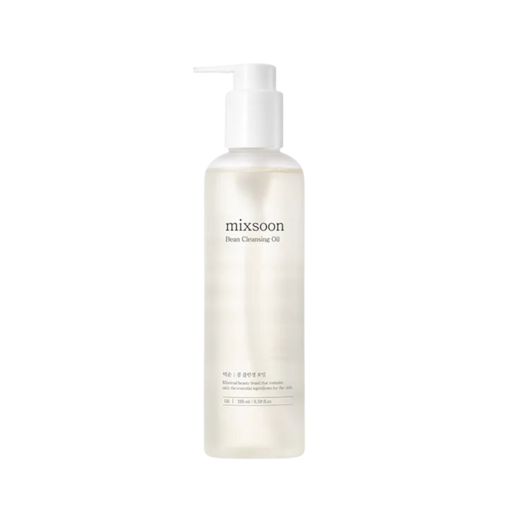 mixsoon Bean Cleansing Oil- Lightweight Oil Deep Cleansing and Makeup Blackhead Remover, Fermented Bean, Hydrating and Balancing for Smooth Skin 195ml